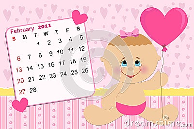 Calendário Mensal Do Bebê Para 2011