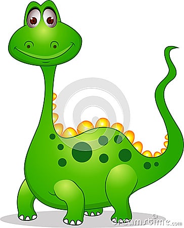 Desenho Animado on Desenhos Animados Bonitos Do Dinossauro Verde Imagem De Stock   Imagem