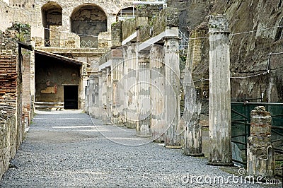 Escavações de Herculaneum, Nápoles, Italy